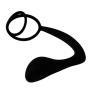Manul Prostate Massager Stimulator Anal Plug with Delay Double Cock Rings, Eastern Delights Silicone Anal Trainer Adult Sex Toys