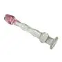 a-YUEYUE Crystal Glass Pleasure Wand Dilo Glass Rose Double Head Design Personal Massager a-YUEYUE Crystal Glass Pleasure Wand Dilo Glass Rose Double Head Design Personal Massager