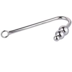 Sexbaby Anal Hook Sex Toys Steel Slave Games for Lover,Unisex Rope Hook Products with 3 Balls