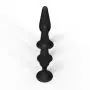 Silicone Butt Plug Kit by Healthy Vibes (3 Pack, Black) - Anal Sex Beginner Set Helps Train Rectum for More Comfortable Intercourse - Anal Toy with Suction Cup Base - Made of Medical-Grade Silicone
