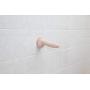 Pure Love 7.5 Inch Silicone Dildo with Suction Cup, Beige Color Dong, Adult Sex Toy
