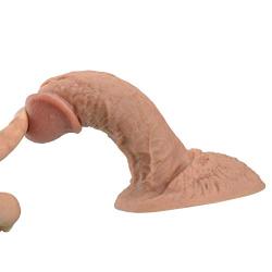 LTY Womens Liquid Silicone Soft and Flexible Realistic Di&l+do Big Testicle Sěx Toys T-Shirt