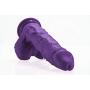 Lickerlish SPATTS 8.5" Premium Silicone Dildo Purple with Suction Cup