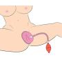 Size Matters Vaginal Pump with 3.8" Small Cup, Pink