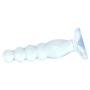 Doc Johnson Crystal Jellies - Anal Delight Trainer Kit - Small-Large - Suction Cup Base - Clear