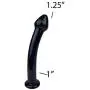 MyXToy® Smooth Black Borosilicate Dildo MyXToy® Smooth Black Borosilicate Dildo