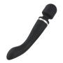 Wand Massager,Rechargeable Cordless Magic Vibrator Wand Clitoral Vibrator Stimulation with 20 Speeds Double End Vibrating Adult Sex Toys for Women Couples (Black)