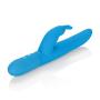 CalExotics Bounding Bunny - Waterproof Rabbit Vibrator Toy for Couples - Adult Sex Clitoral G Spot Massager – Blue