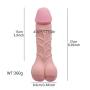 Risareyi T-Shirt 3D Realistic peniš Toy for Men Dîd`lɔ Handheld Massage Wand Extender Enhancement Device Six Toys