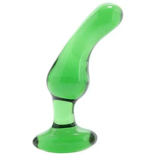 Ns Novelties Crystal Glass Plug, Green Ns Novelties Crystal Glass Plug, Green