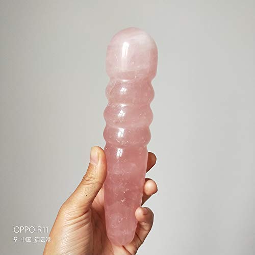 lgw crystal Natural Quartz Massage Wand.Rose Quartz Massage Wand. Obsidian Massage Wand (Rose Quartz)