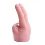 Wand Essentials Pleasure Pointer Two Finger Wand Attachment Wand Essentials Pleasure Pointer Two Finger Wand Attachment