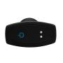 Rimmers AF934 Slim M Curved Rimming Plug with Remote Control, Black, 1 Count