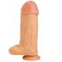JSCRlove 10.6 Inch Flesh Clear Díldɔ Toys Realistic Dual Density Toy Real Feel Toy with Strong Base Women Underwear