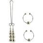 California Exotics Nipple and Clitoral Non-Piercing Body Jewelry, Silver