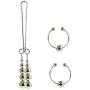 California Exotics Nipple and Clitoral Non-Piercing Body Jewelry, Silver California Exotics Nipple and Clitoral Non-Piercing Body Jewelry, Silver