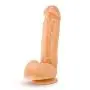 Eden 8.5" Realistic Thick Dildo with Balls Suction Cup Harness Compatible (Beige) Eden 8.5" Realistic Thick Dildo with Balls Suction Cup Harness Compatible (Beige)