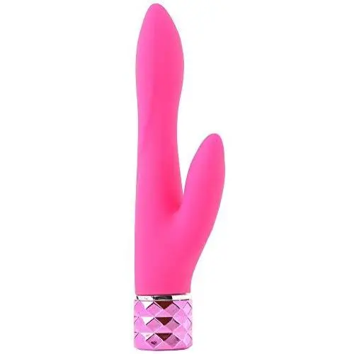 Maia Toys Victoria Rechargeable Silicone Dual Vibe, Neon Pink Maia Toys Victoria Rechargeable Silicone Dual Vibe, Neon Pink