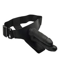 TTQQJJ 7.5 Inch Super Powerful Huge Flesh Lifelike Big Monster Waterproof Flexible Hands Free with Strong Cuction Cup for Women - Black - Yuanshengmujiang1.2