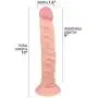 Realistic Suction Cup Dildo - Hands-Free or Strap On Compatible - Lifelike Veins and Tip for Vaginal Penetration Realistic Suction Cup Dildo - Hands-Free or Strap On Compatible - Lifelike Veins and Tip for Vaginal Penetration