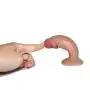 JSCRlove 4.33 Inch Realistic Ultra Soft-Ďîldɔ Real Feel Toy with Strong Suction Women Skin-Friendly Relax Massager Women Socks