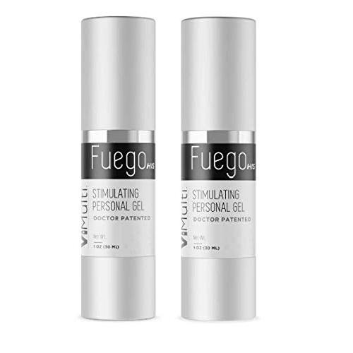 Fuego Male Enlargement and Duration Gel 2 Pack Provides A Larger and Longer Experience While Providing Max Lubrication. L- Arginine Helps Improve Size and Limit Vaginal Dryness