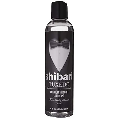 Shibari Tuxedo Silicone, A Fine Quality Personal Lubricant; Luxurious Silicone Based Lube, 8 ounce bottle Shibari Tuxedo Silicone, A Fine Quality Personal Lubricant; Luxurious Silicone Based Lube, 8 ounce bottle