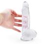 Lfcmf 7.87 inches Ultra-Realistic Large Suction Cup Ladies Massage