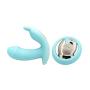 Bafen Remote Control Massager Wireless Waterproof USB Rechargeable 10 Modes (Sky Blue)