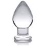 Molten Wide Glass Butt Plug