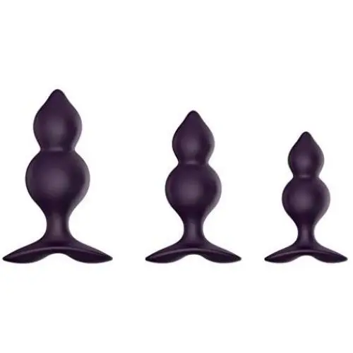 Guiseniour 3pcs Anell Beads Plug Massager Adult Buttt Stimulation Silicone Six Toys for Women Guiseniour 3pcs Anell Beads Plug Massager Adult Buttt Stimulation Silicone Six Toys for Women