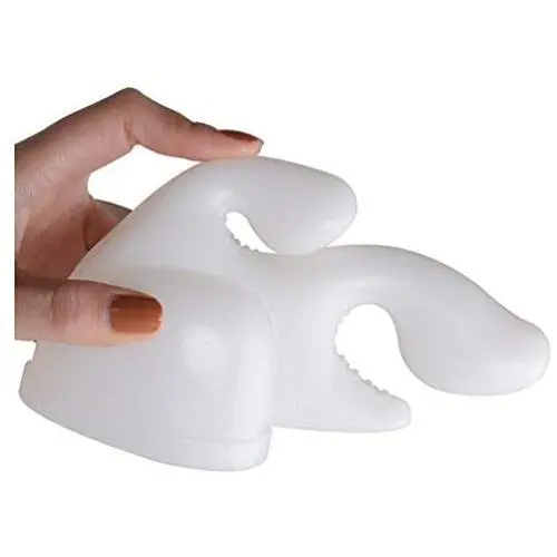 Massager Attachments Massage Attachment Accessory Silicone (White) Massager Attachments Massage Attachment Accessory Silicone (White)