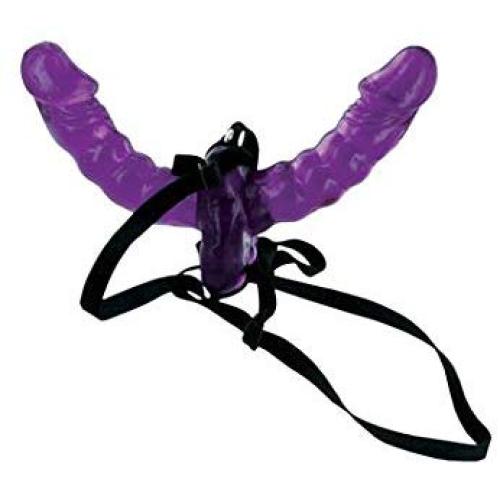 Pipedream Fetish Fantasy Double Delight Strap-on with Free Love Mask