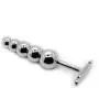 NewMaxer Metal 5 Beads Stainless Steel Anal Toy Butt Plug Anal Thruster Plug NewMaxer Metal 5 Beads Stainless Steel Anal Toy Butt Plug Anal Thruster Plug
