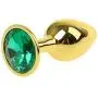 Senoow Gold Alloy Chome Metal Plated Jeweled Toy PluInsert Sixy Stopper Senoow Gold Alloy Chome Metal Plated Jeweled Toy PluInsert Sixy Stopper