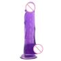 CONtenct Realistic Big Dillo with Section Cup Veginal G-Spotter Anul Play Flexible Panis Adult Six Toy for Women Men