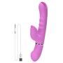 Qhufnng 8 Frequency Rabbit Toy for Women Waterproof Electric Shock Magic Wand Funny Toys Women Best Gift for Travel Pink