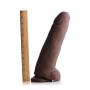 True Touch Andre Bbc Skintech Realistic Dildo, 12 Inch