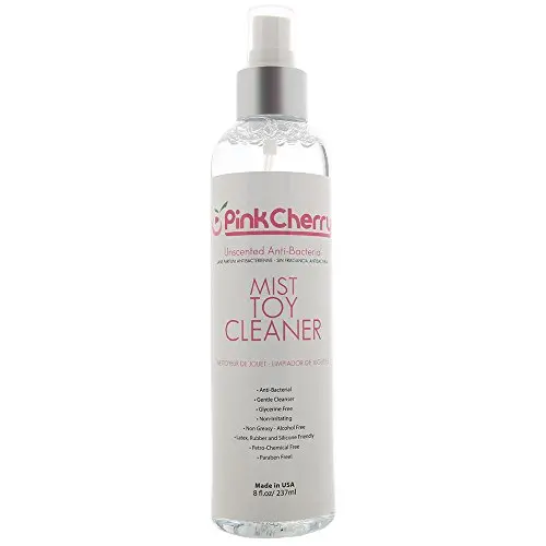 PinkCherry Unscented Anti-Bacterial Mist Toy Cleaner in 8oz PinkCherry Unscented Anti-Bacterial Mist Toy Cleaner in 8oz
