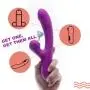 IPX7 Waterproof Wand Massager with 10-Speed Vibratir Setting Modes Personal Massager, USB Rechargeable Mini Travel Size Massage for Body Muscles Relaxed