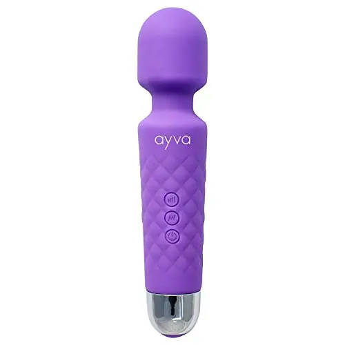 Hand Held Personal Massager | Electric Massaging Bliss Wand with Multiple Settings by Ayva Wellness Hand Held Personal Massager | Electric Massaging Bliss Wand with Multiple Settings by Ayva Wellness