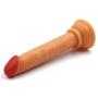 JSCRlove 6 inch Flesh Dillo with Strong Suction Cup Real Feel Toy with Strong Base,Womens Hands-Free Cups Women Socks