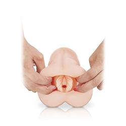Pipedream Extreme Peak A Boo P*ssy Masturbator, Flesh