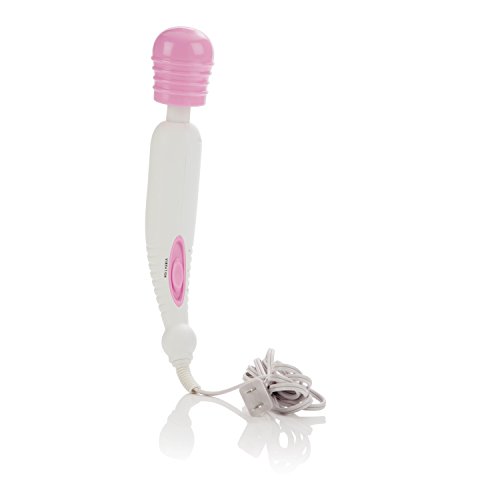 My Handheld Flexible-Headed Electric Massager Wand - Pink/White