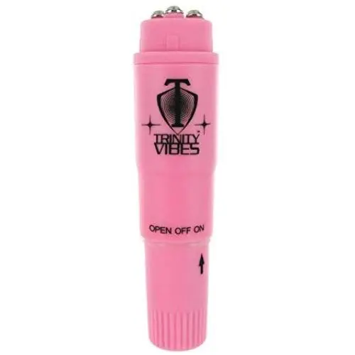 Trinity Vibes Velvafeel Turbo Massager, Pink Trinity Vibes Velvafeel Turbo Massager, Pink