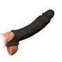 Black Extender Enlarger Extension 11 Inch Sheath Elastic Long Lasting Time Size Sleeve Stamina Enhancer 2019 HOT Realistic Black Extender Enlarger Extension 11 Inch Sheath Elastic Long Lasting Time Size Sleeve Stamina Enhancer 2019 HOT Realistic