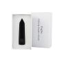 Jet Genuine Black Tourmaline Obelisk Tower Jumbo 6 Facet Aura Rock Crystal Natural Polished (Black Obsidian)