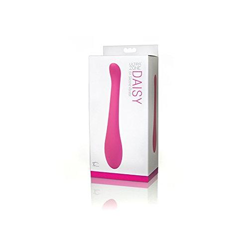 Ultrazone Daisy 6X Silicone Vibrator, Pink, Adult Sex Toys Wand Massagers, 0.24 Pound