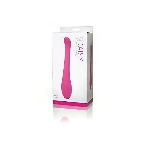 Ultrazone Daisy 6X Silicone Vibrator, Pink, Adult Sex Toys Wand Massagers, 0.24 Pound