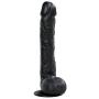 QiuQiuK XXJ-Massagers Msdep 12 Inch Huge Long Lifelike Big Monster Massage Wand Handsfree Female Personal Massager (Color : Black)